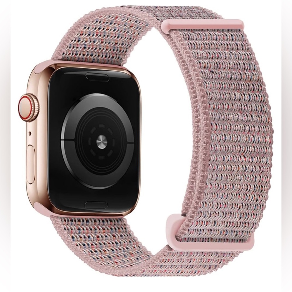 Apple Watch Band Pink Nylon Band 38/40/41/42mm Compatible